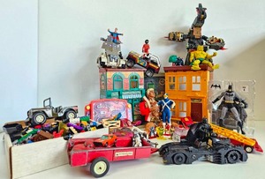 Large Lot of Assorted Vintage Toys