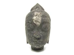 Old Vintage Carved Stone Gandhara Buddha Head