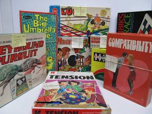Lot of Vintage COMPLETE Board Games&nbsp