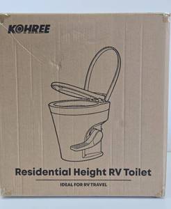Brand New Residential Height RV Toilet
