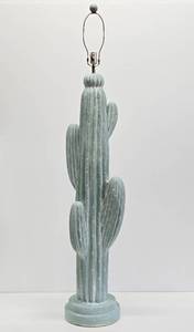 Very Cool Retro Vintage Large Cactus Ceramic Floor Lamp