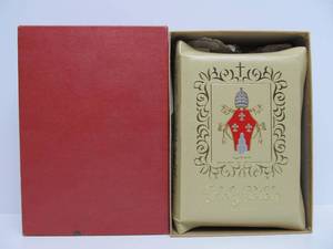 New in Box Vintage 1966 Papal Version Bible in Original Box