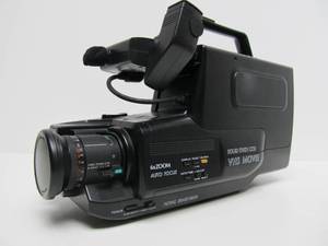 Large Vintage VHS Handheld Camera Recorder wCase