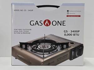 Brand New GAS ONE Portable Dual Fuel Outdoor Butane &amp Propane Stove
