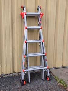 Nice condition LITTLE GIANT Velocity Folding Ladder System