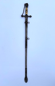 Antique 1890s era KNIGHTS TEMPLAR Ornate Sword wScabbard