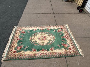 Quality Large Oriental Rug #3 - Green Tone