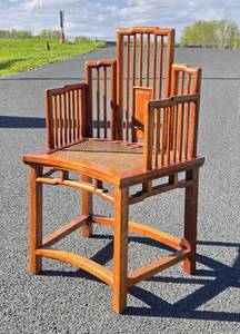 Very Nice Vintage Mid Century Oriental Style Armchair