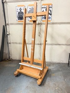 Quality MABEF Adjustable Rolling Artist Easel #1