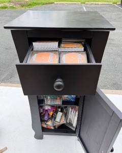 Cabinet FULL of Thousands of Magic the Gathering Cards etc