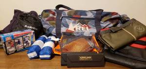 Nice Lot of New Unused CampingOutdoor Items Bags Sunglasses etc