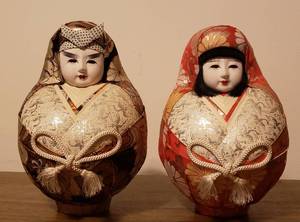 Nice Pair of Vintage Japanese Dolls