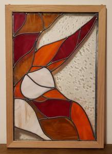 Stained Glass Window wAbstract Design #1