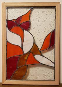 Stained Glass Window wAbstract Design #2