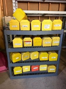20 Toolboxes wAssorted Tolls Hardware &amp other Items