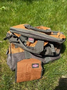 3 New Unused BUCKET BOSS Heavy Duty Canvas Tool Bags