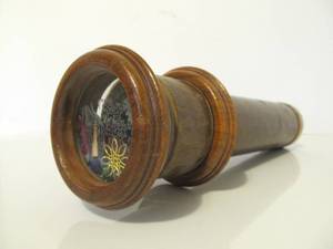 Larger Vintage Wooden Kaleidoscope&nbsp