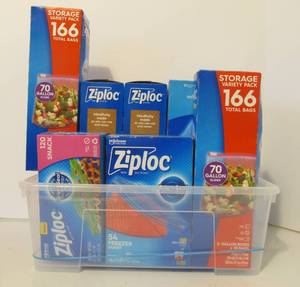 Lot of Brand New Assorted Sized ZIPLOC Bags