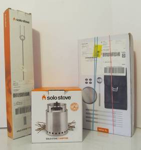 Brand New SOLO Campfire Stove wRoasting Sticks &amp Accessories