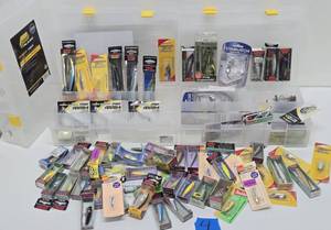 LARGE Lot of Brand New Fishing Tackle Lures Cases etc