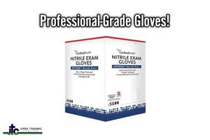 NEW box of Cardinal Health Esteem Gloves, 100 gloves (50 sterile pairs), Size Medium. Features Sterile, extended cuff for extra protection, finger textured for superior grip, and chemo drug tested. Ideal for medical or lab use.