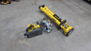 Lot of Dewalt Cordless Tools