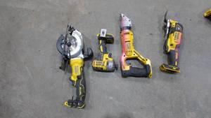 Lot of Dewalt Tools