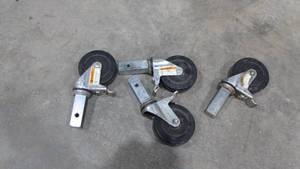 (4) Painter Scaffolding Caster Wheels