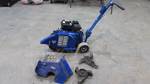 Blue Bird Trencher with Dog Fence Blade and 2 Trenching Blades
