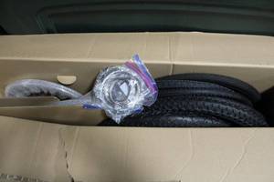 (New) Assorted Bicycle Tires, Inner Tubes & Spokes in Cardboard Box
