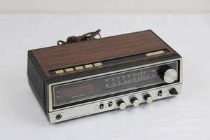 680-3816 AMFM Stereo Clock Radio - J.C. Penney, Made in Hong Kong