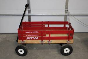 Radio Flyer All-Terrain Cargo Wagon with Wooden Bed
