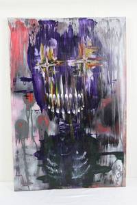 Abstract Expressionist Acrylic on Canvas - 24 x 36 Inches