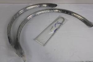 Honjo H47-700C Smooth Alloy Fender Set  New, No Hardware  Polished Finish