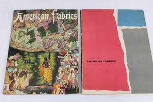 Enka Rayon & American Fabrics Vintage Fashion Ad Pages - Mid-Century Textiles