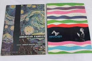 American Fabrics Magazines - Winter 1953-54 No. 27 & Winter 1958-9 No. 45 (Lot of 2)