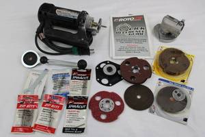 RotoZip SCS01 Type 2 Spiral Saw Kit - 120V Corded, 30,000 RPM, Includes Sabrecut Bits & Discs