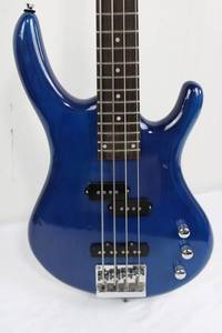 4-String Electric Bass Guitar with Dual Humbucker Pickups