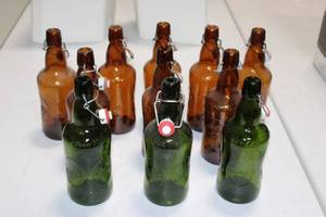 Fischer Swing-Top Beer Bottles Assortment - Ceramic Stoppers