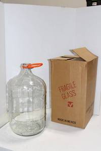 5 Gallon Glass Carboy with Carry-Handle - Demijohn for Fermentation