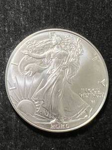 2026 AMERICAN SILVER EAGLE 1 TROY OZ .999 FINE SILVER