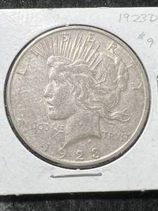 1923-D US PEACE SILVER DOLLAR