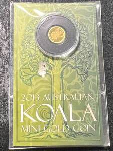 2013 AUSTRALIAN KOALA HALF GRAM .9999 FINE GOLD