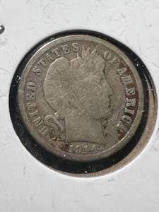 1914-D US BARBER DIME