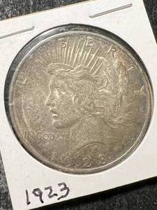 1923 US PEACE SILVER DOLLAR