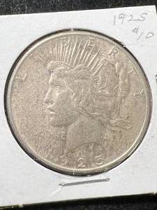1925 US PEACE SILVER DOLLAR