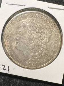 1921-S US MORGAN SILVER DOLLAR