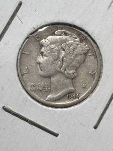 1944-D US MERCURY DIME