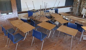 15 NEWER STUDENT DESKS