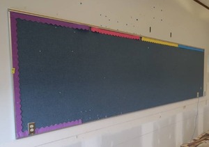 LARGE CORK  PIN BOARD ROOM 303